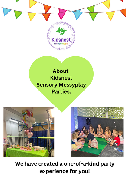 Kidsnest sensory party- event